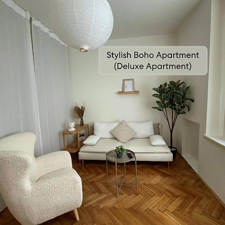 Urban Retreat I Modern Boho Apartments In Lovely Letna District - 10 Minutes From Old Town Praga Exterior foto